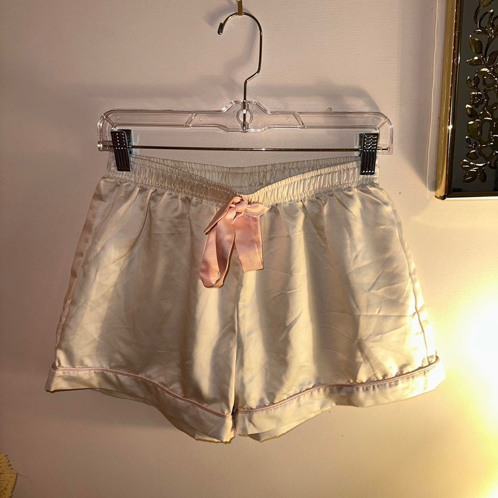Silky sleep shorts